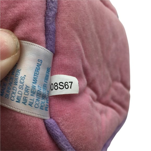 Baby Gund My First Purse Plush Item 5792 Pink Hook Loop Closure Toddler Play Toy - Picture 5 of 6